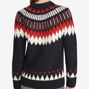 Polo by Ralph Lauren Black and Red Sweater